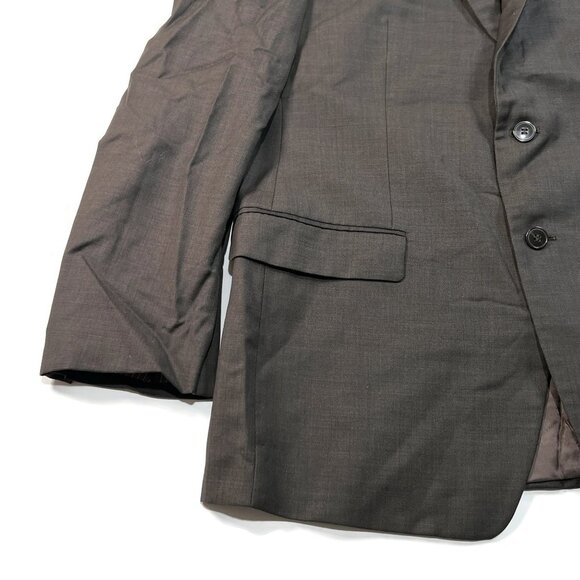 Calvin Klein Brown Sport Suit Jacket Blazer 42 R Wool - Picture 6 of 7